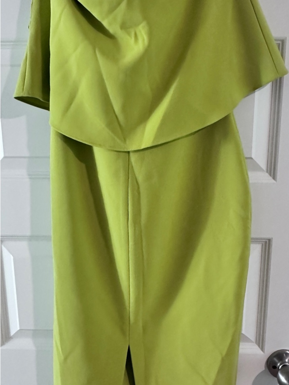 Likely Lime Green Strapless Midi Dress